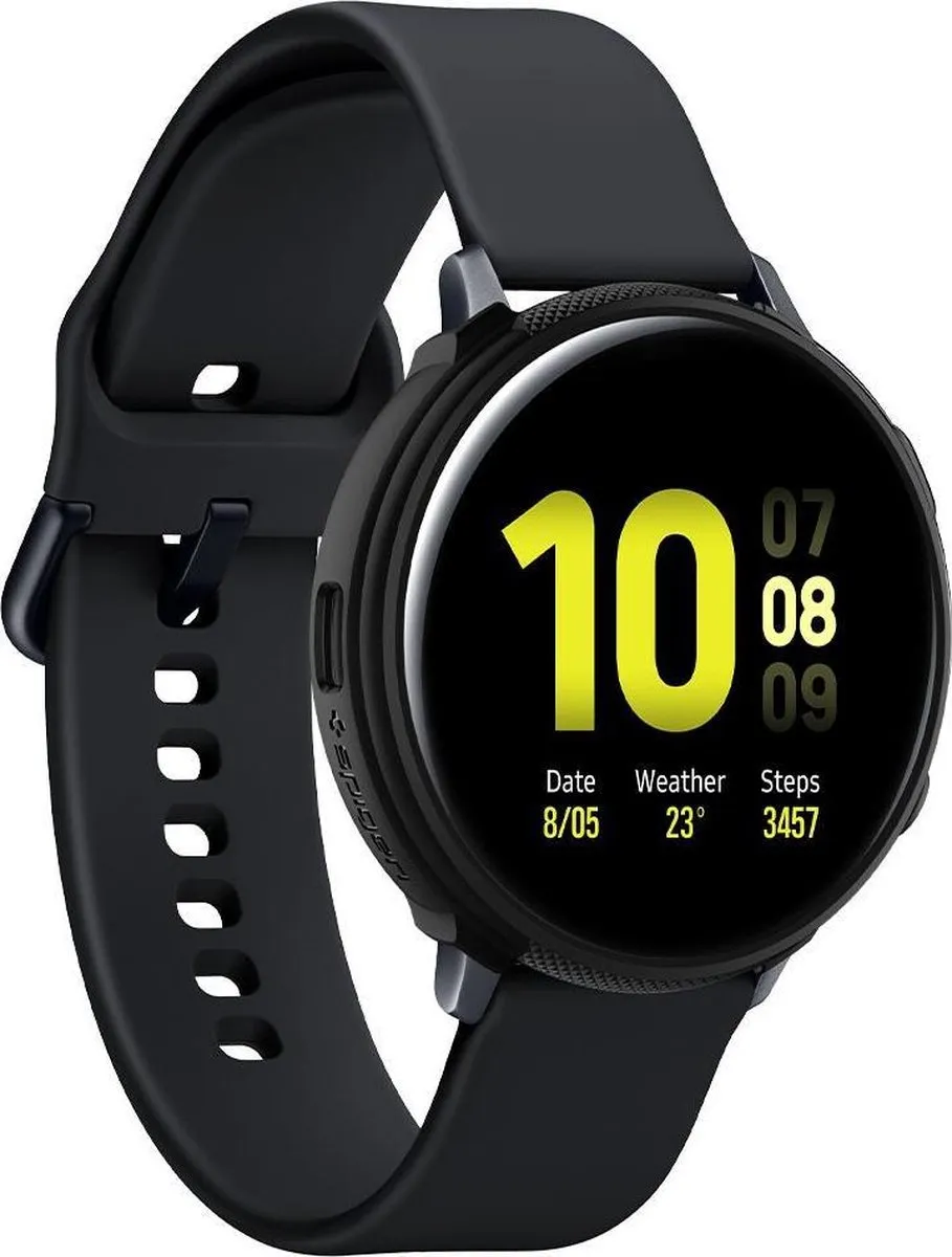 Spigen Liquid Air Case Samsung Galaxy Watch Active 2 44mm - Zwart