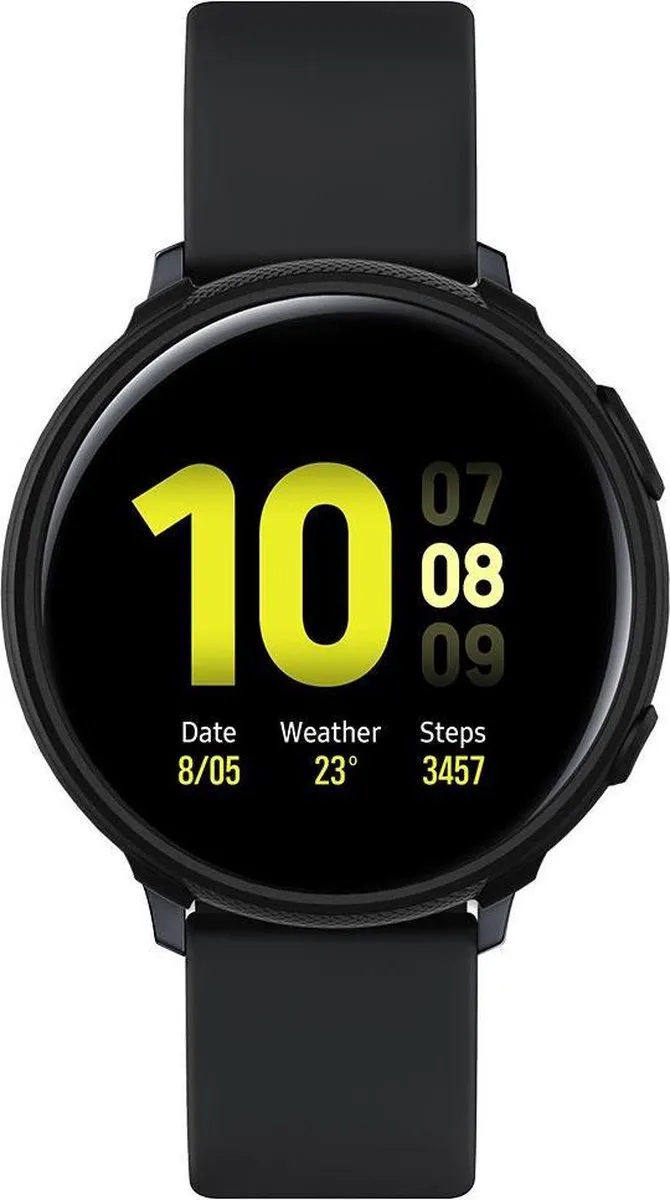 Spigen Liquid Air Case Samsung Galaxy Watch Active 2 44mm - Zwart