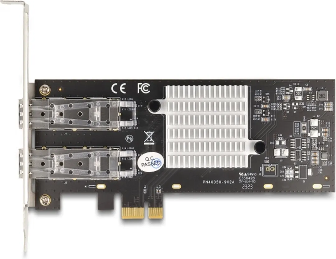 Delock 88336 Netwerkkaart Intern Fiber 1000Mbit/s - Zwart