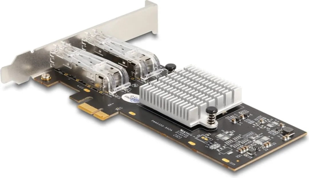 Delock 88336 Netwerkkaart Intern Fiber 1000Mbit/s - Zwart