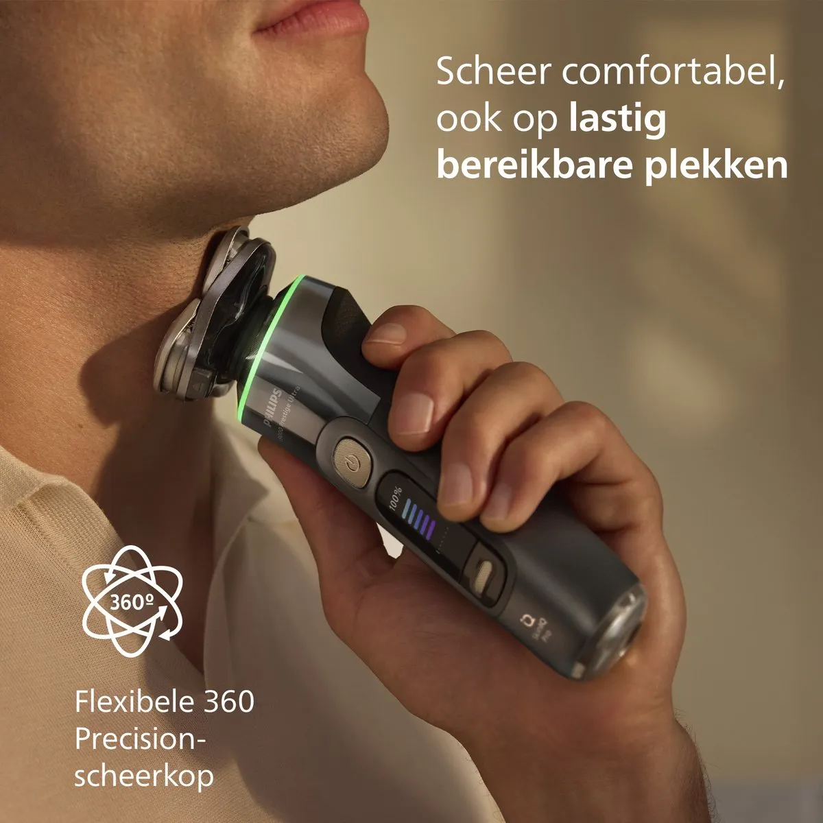 Philips i9000 Prestige Ultra Scheerapparaat XP9402/11 - Donkergrijs