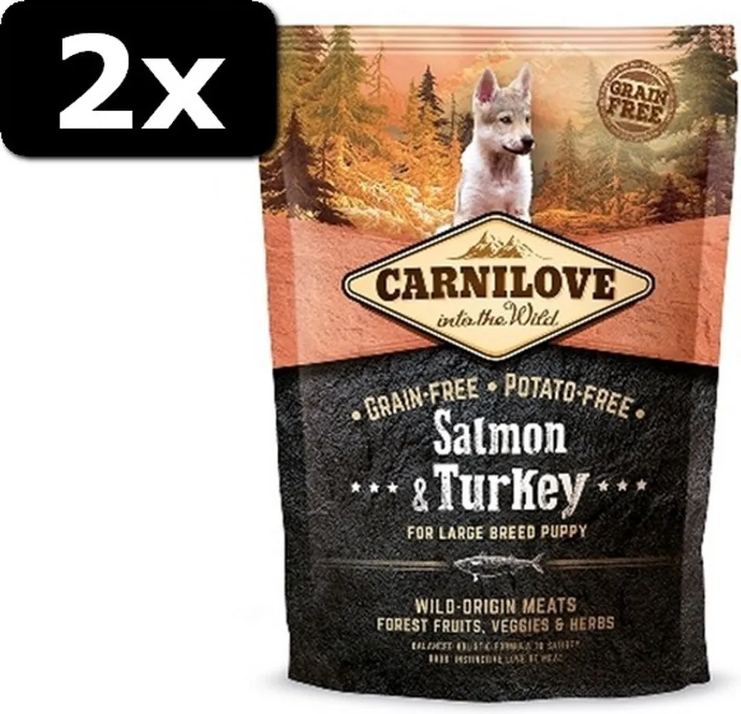 Carnilove Salmon & Turkey Puppy L/B 12kg