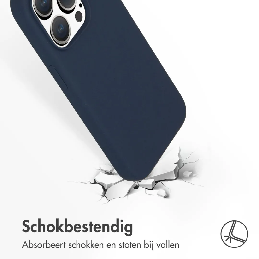 Accezz Hoesje iPhone 15 Pro Donkerblauw