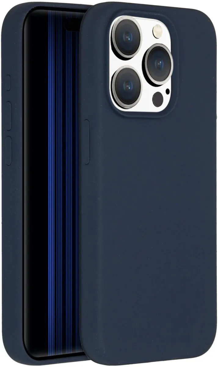 Accezz Hoesje iPhone 15 Pro Donkerblauw