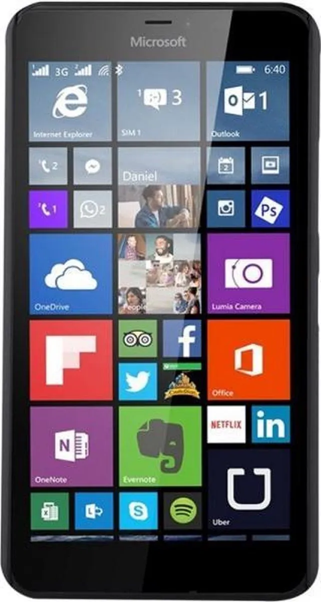 Nillkin Frosted Shield Lumia 640 XL - Zwart - afbeelding 3 van 6