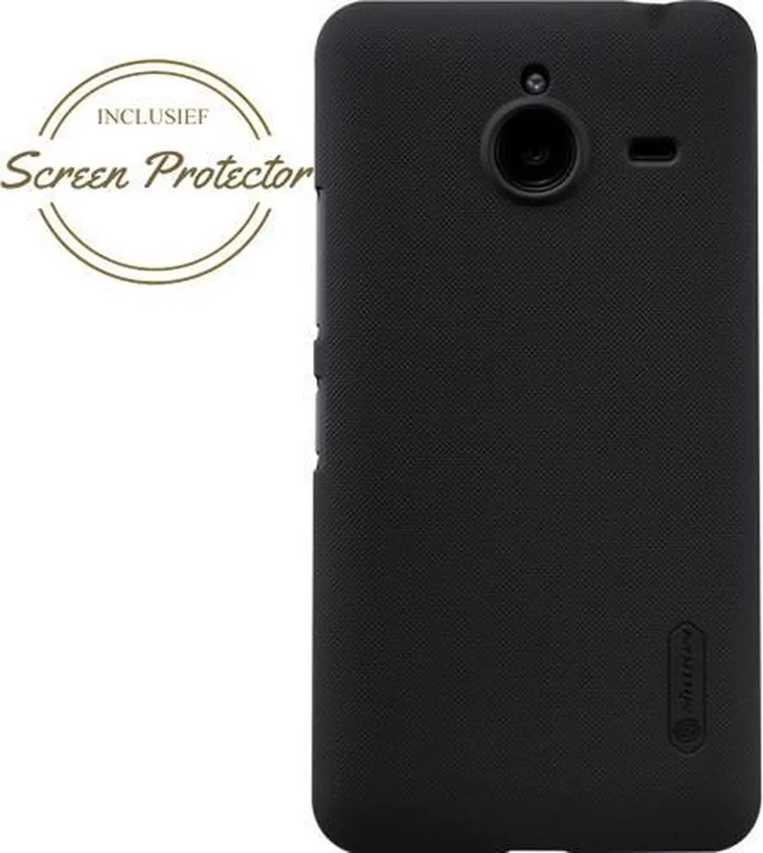 Nillkin Frosted Shield Lumia 640 XL - Zwart - afbeelding 2 van 6