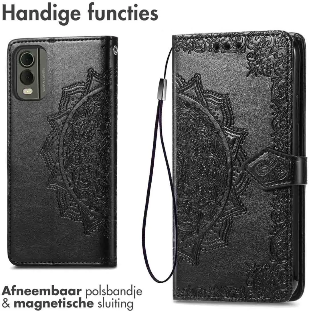 Imoshion Hoesje Nokia C32 - 3 Pasjes - Zwart