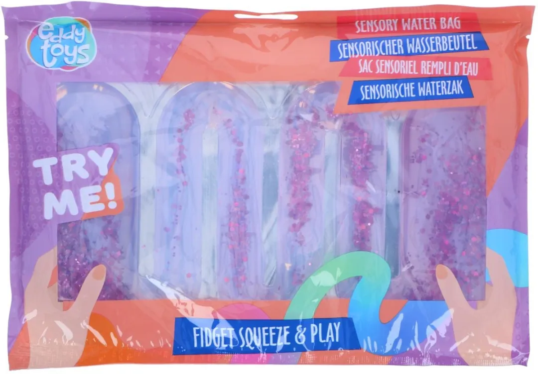 Eddy Toys Sensorische Waterzak - Blauw