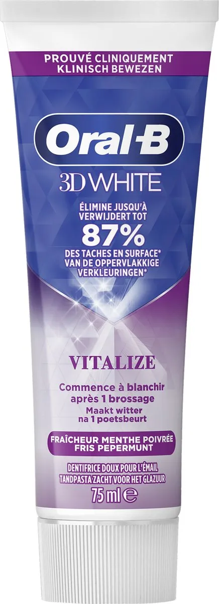 Oral-B 3D White Vitalize Tandpasta 900ml - 12 Stuks