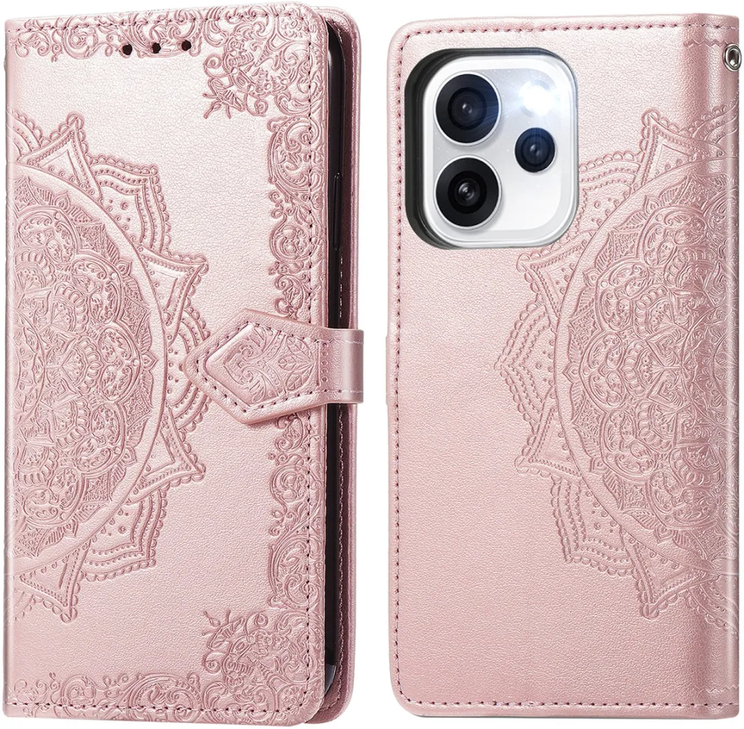 imoshion Hoesje Oppo Reno15 Pro - 3 Pasjes - Rosé goud