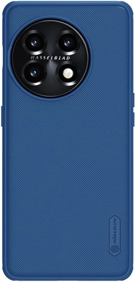 Nillkin Super Frosted Shield OnePlus 11 Hoesje - Blauw