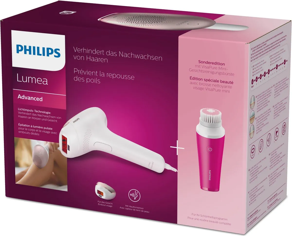 Philips BRI924/00 IPL Haarverwijderaar - Roze/Wit
