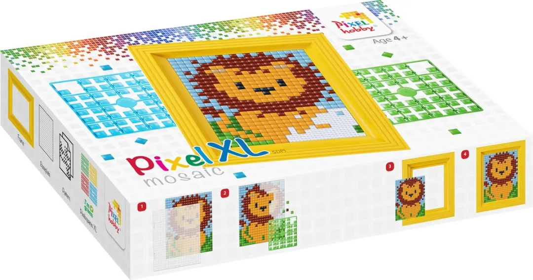 Pixelhobby XL Geschenkverpakking Leeuw