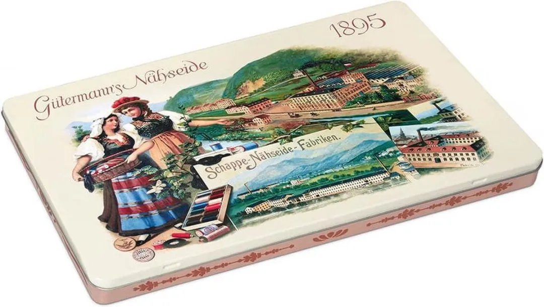 Gutermann Nostalgiedoos Allesnaaigaren - 48 Kleuren 100m