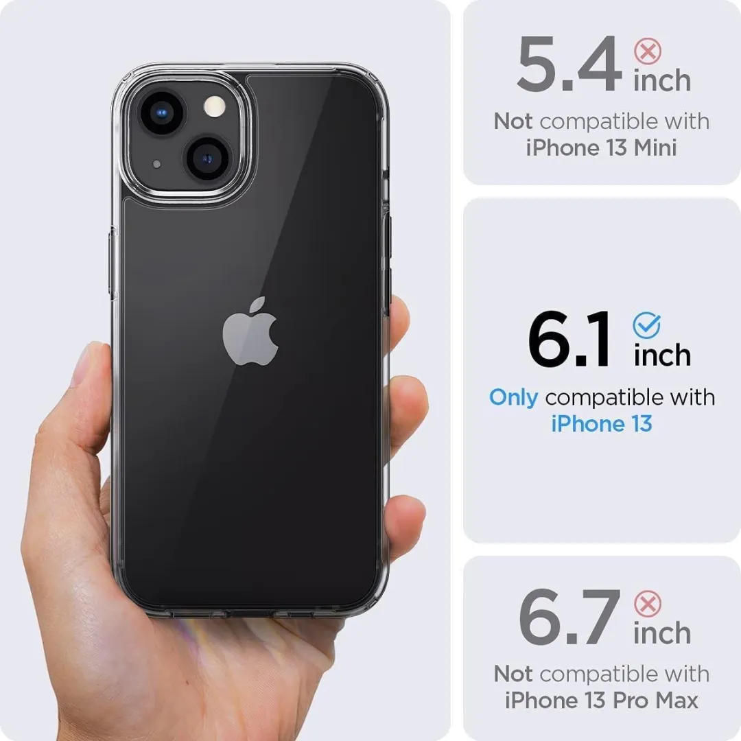 Spigen Ultra Hybrid Air Cushion iPhone 13 Hoesje - Transparant