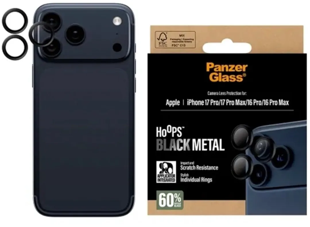 PanzerGlass PG38406 iPhone 17 Pro Camera Lens Protector - Glazen