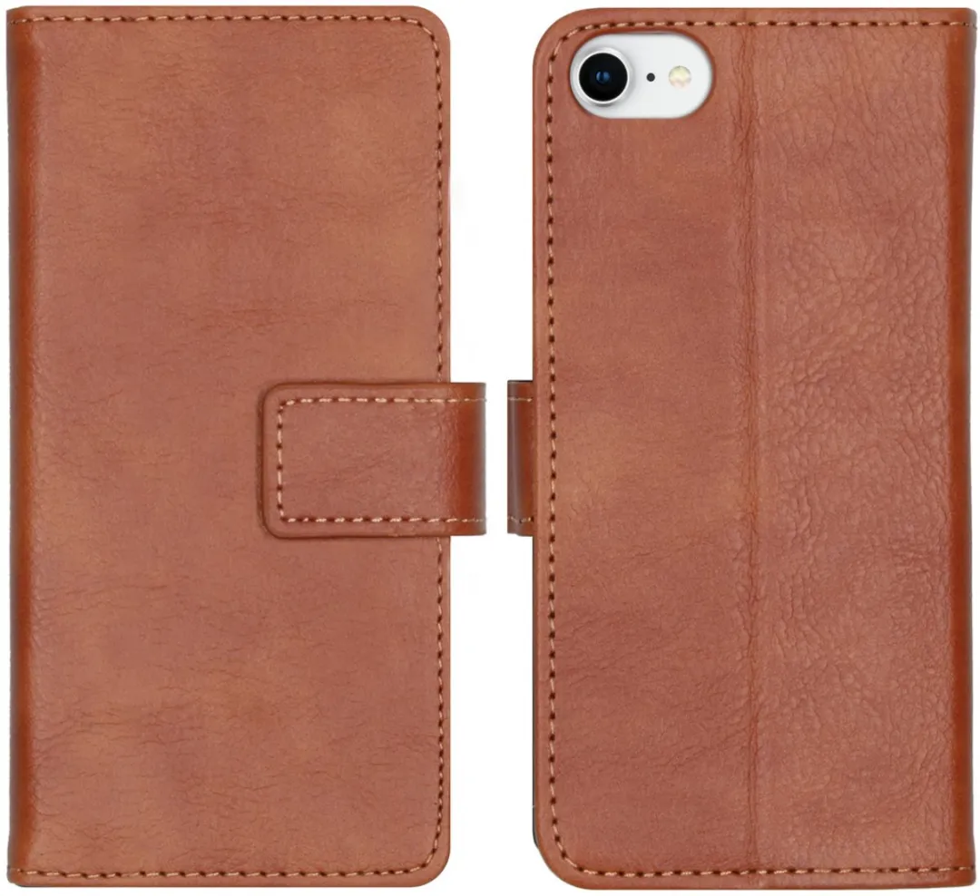Imoshion Hoesje iPhone SE/8/7/6s/6 - 3 Pasjes - Bruin