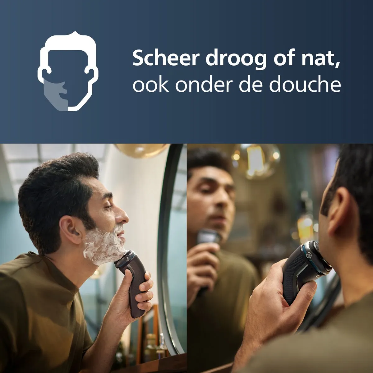 Philips Shaver 3000 Series S3343/13 Elektrisch Scheerapparaat - 3 Mesjes - Donkergrijs