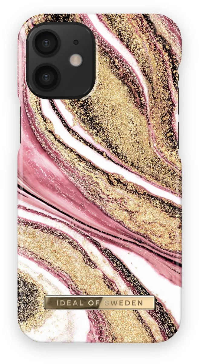 iDeal of Sweden iPhone 12 Mini Cosmic Pink Swirl Hoesje - MagSafe - afbeelding 2 van 4