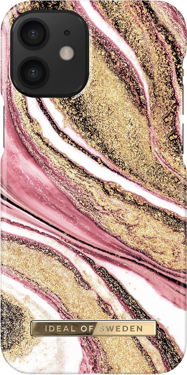 iDeal of Sweden iPhone 12 Mini Cosmic Pink Swirl Hoesje - MagSafe