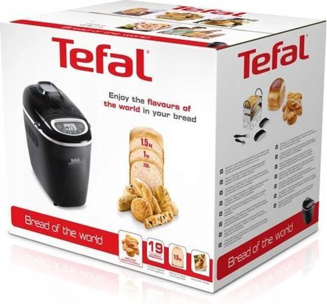 Tefal PF611838 Broodbakmachine 1600W - 19 Programma's - Zwart - afbeelding 6 van 6