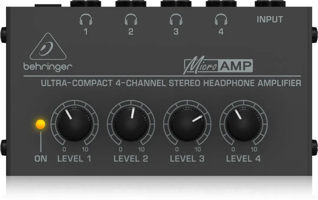 NÖRDIC SGM-204 Microamp HA400 Audioversterker - 4 Kanalen - Zwart