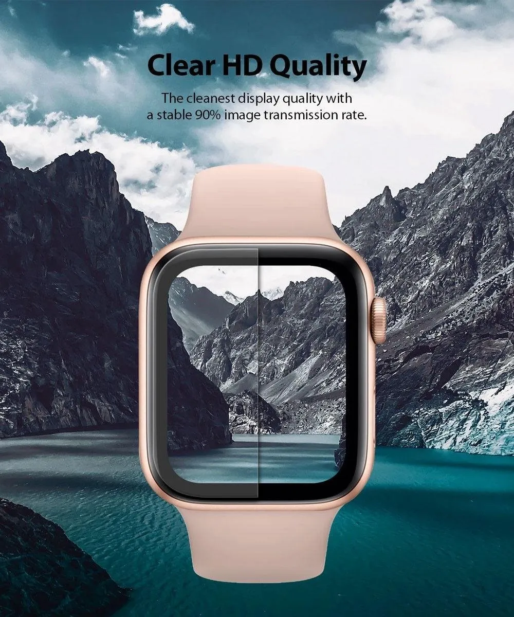 Ringke Easy Flex Screenprotector Apple Watch 41mm - 3 Stuks - afbeelding 6 van 6