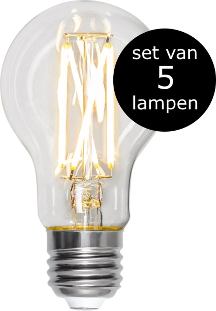 Star Trading Standaard Bol E27 2.2W Warm Wit - 5 Stuks