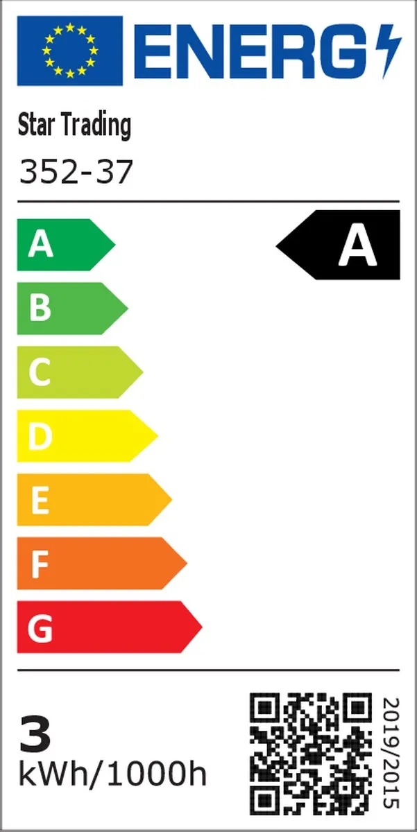 Star Trading Standaard Bol E27 2.2W Warm Wit - 5 Stuks