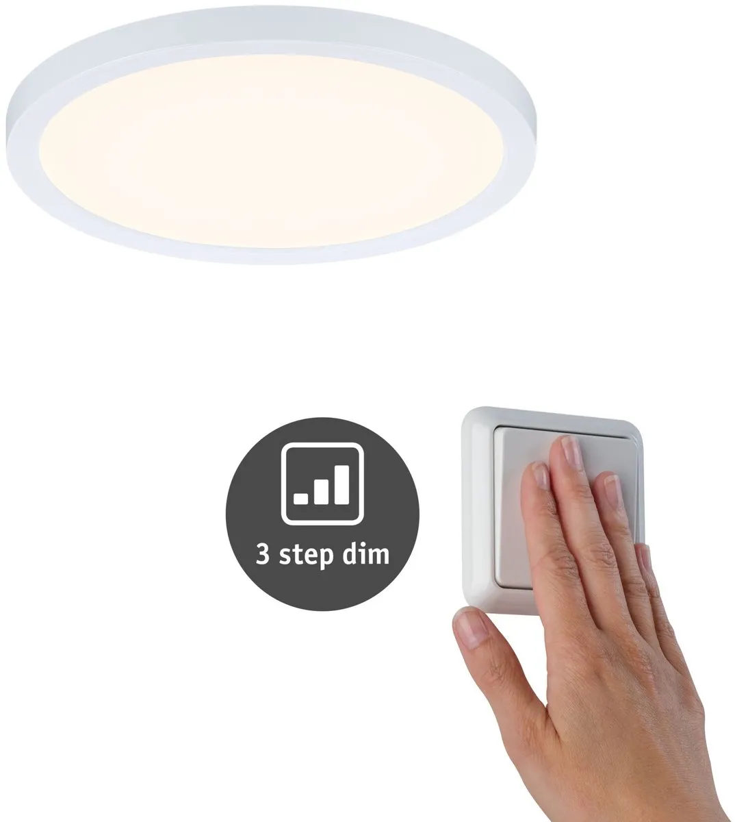 Paulmann VariFit LED-inbouwpaneel Areo IP44 13W 1200lm 3000K - Wit