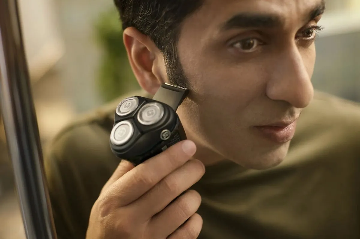 Philips Shaver 3000 Series S3243/12 Elektrisch Scheerapparaat - 3 Mesjes - Zwart/Blauw - afbeelding 6 van 6
