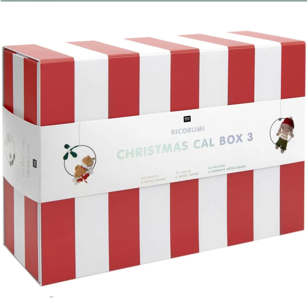 Rico Design Amigurumi Christmas CAL Kit III - 41 Delen