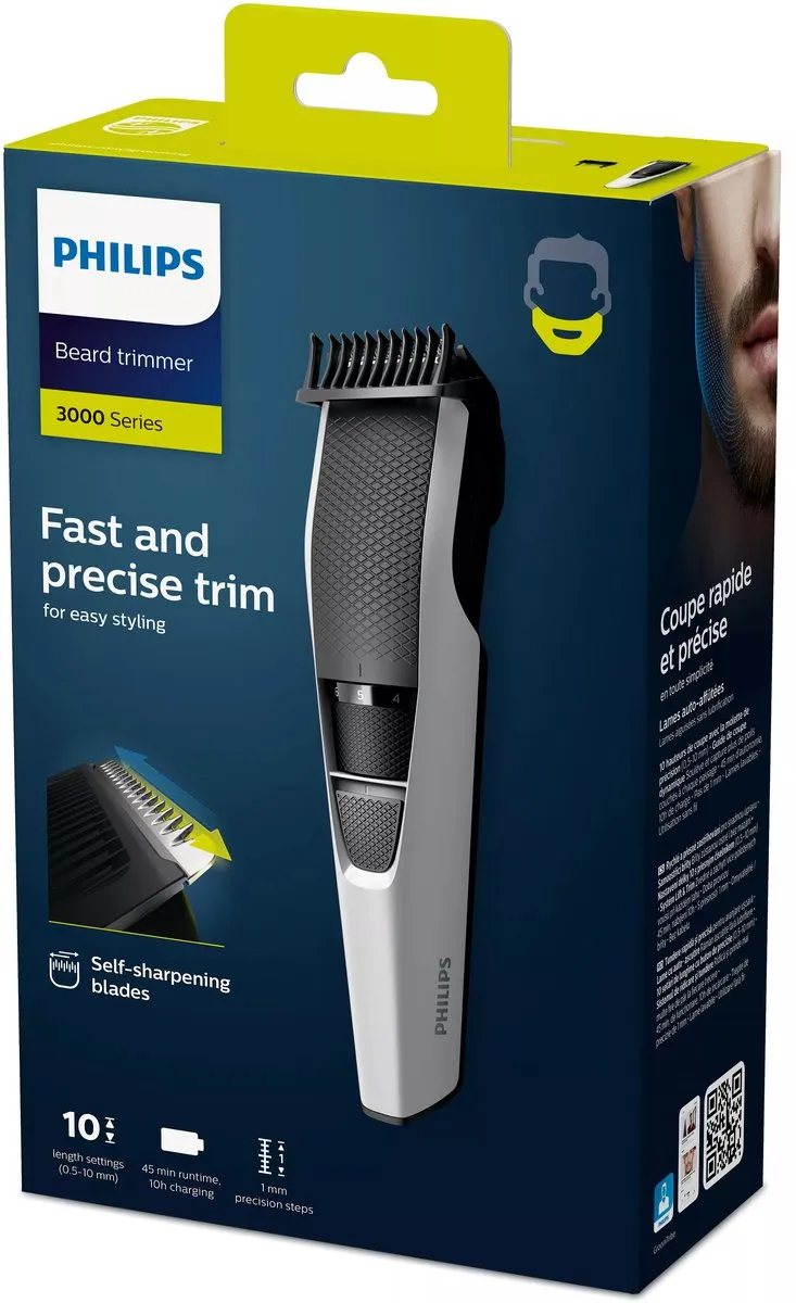 Philips 3000 Series BT3206/14 Baardtrimmer - Zwart/Grijs - afbeelding 6 van 6