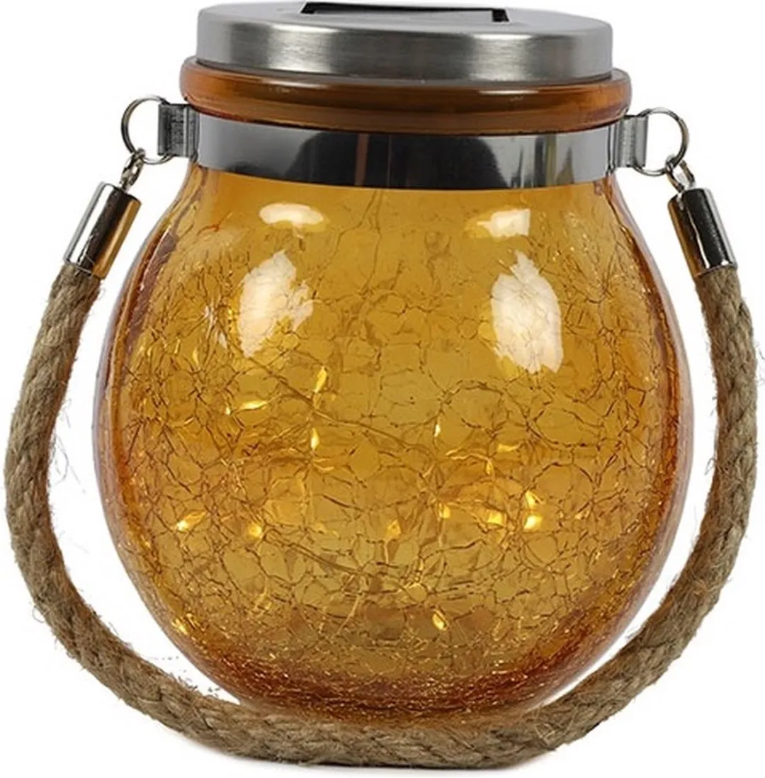 Countryfield LED Solarlamp Viggo Ø12cm - Oranje