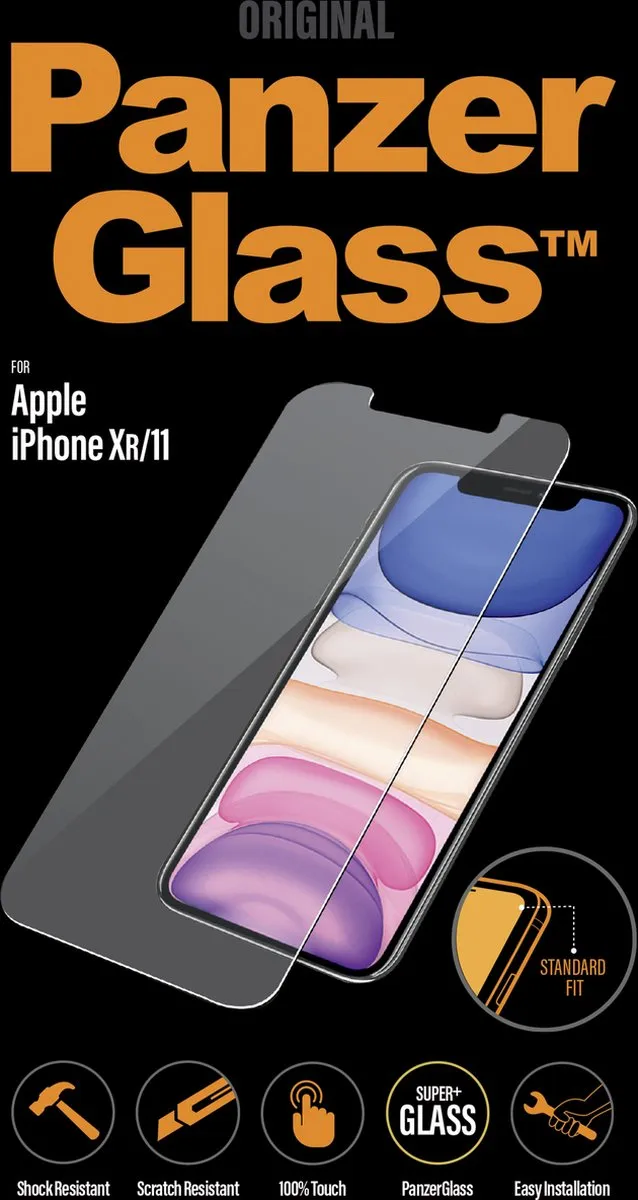 PanzerGlass PZ-2662 Screenprotector iPhone XR - Case Friendly