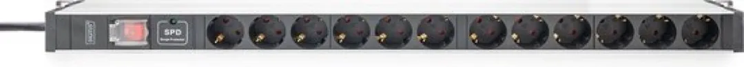 Digitus DN-95435 Patchkast Stekkerdoos 19" 1HE - Geaard - vanaf 300mm