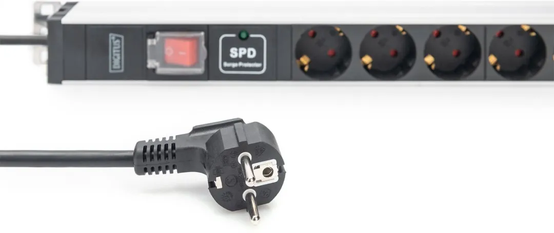 Digitus DN-95435 Patchkast Stekkerdoos 19" 1HE - Geaard - vanaf 300mm