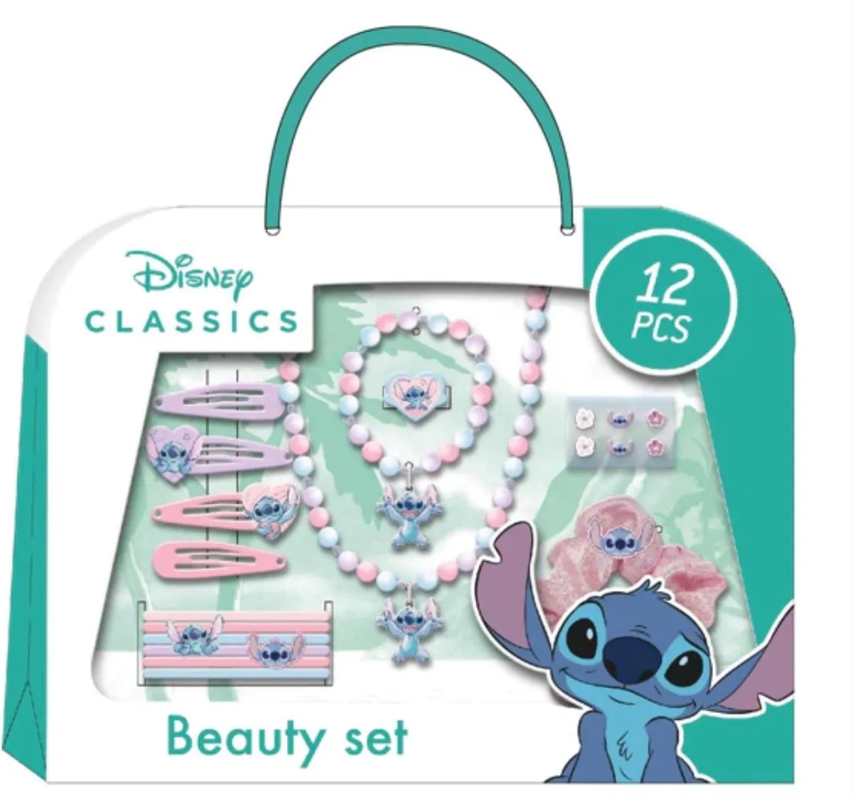 Disney Stitch Schoonheidsset - 12 Stuks - Veelkleurig