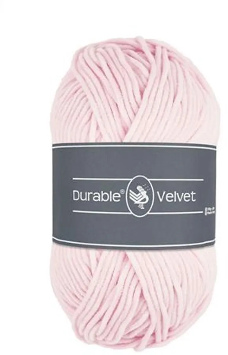 Durable Velvet Chenille Garen Light Pink