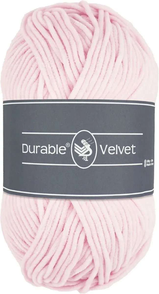 Durable Velvet Chenille Garen Light Pink