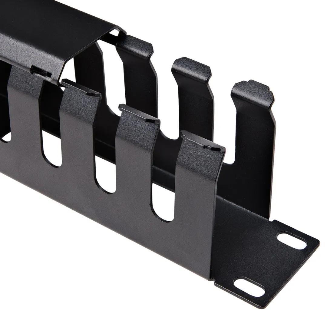Startech CMDUCT1UX Kabelbeheerpaneel 1U - Zwart