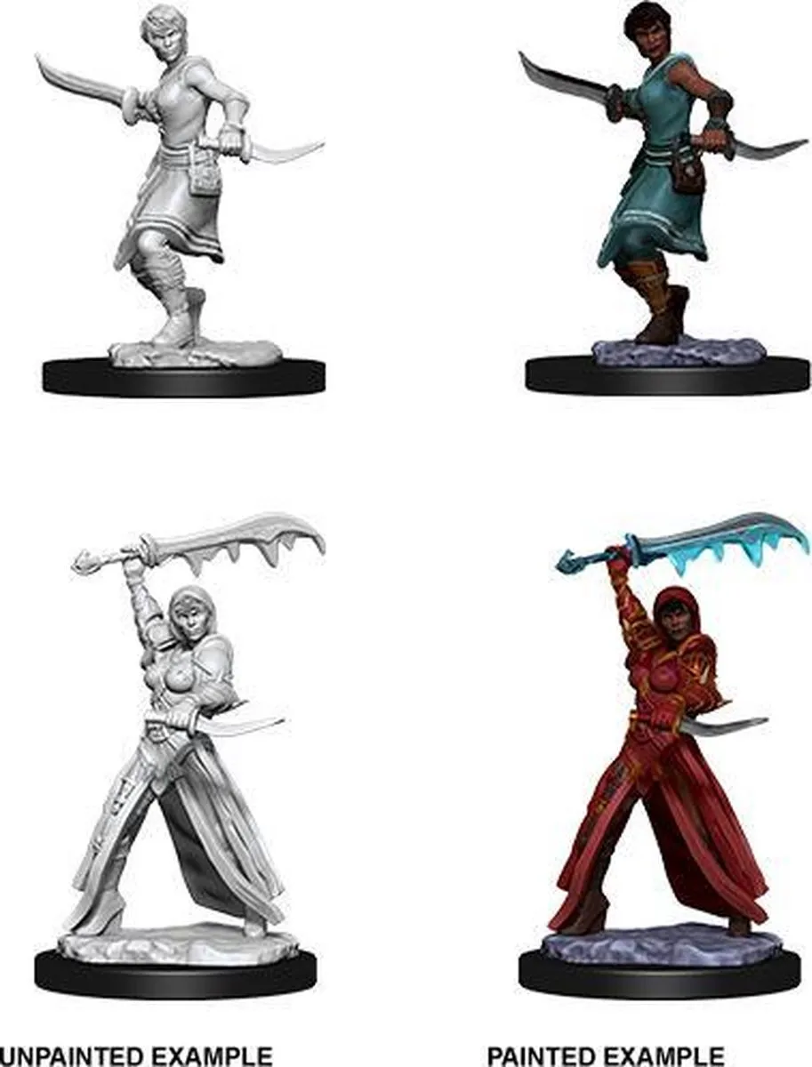 Wizkids Dungeons & Dragons Nolzur's Marvelous Mini Human Female Rogue - Multi