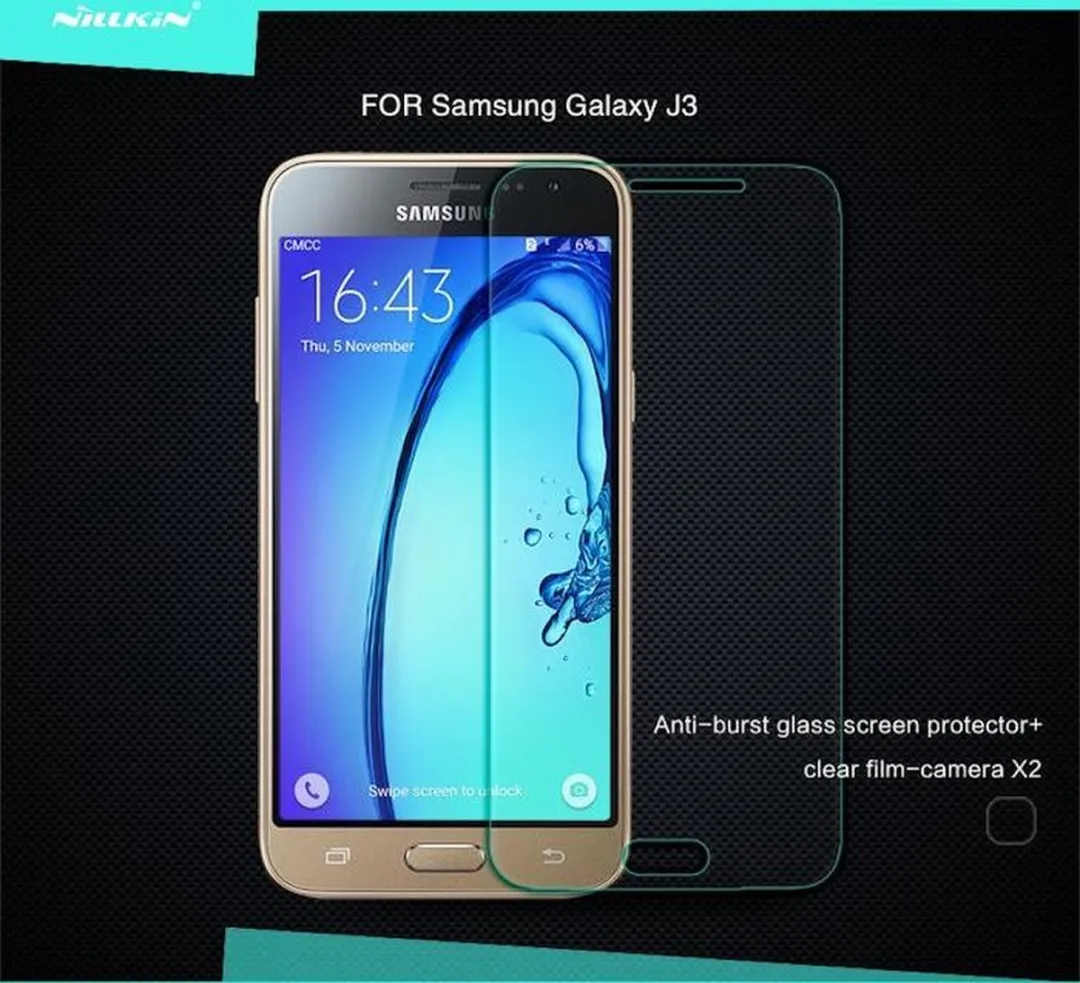 Nillkin Tempered Glass 9H Displayfolie Samsung Galaxy J3 - afbeelding 2 van 4
