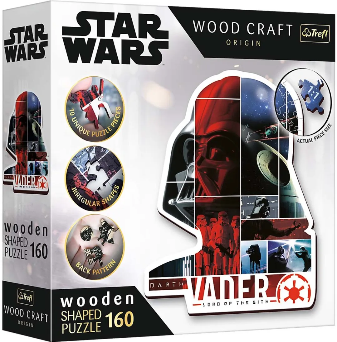 Trefl Star Wars Darth Vader Houten Puzzle 1000 Stuks - Multicolor