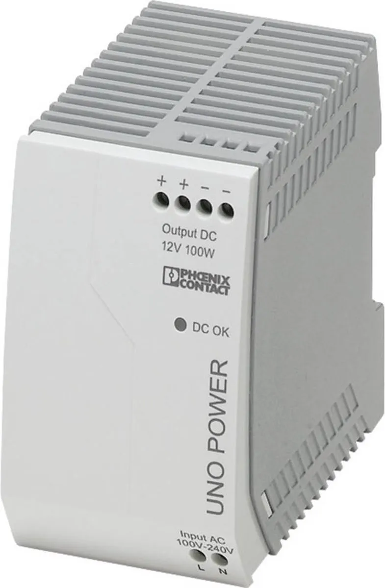 Phoenix Contact UNO-PS/1AC/12DC/100W Netvoeding 100W