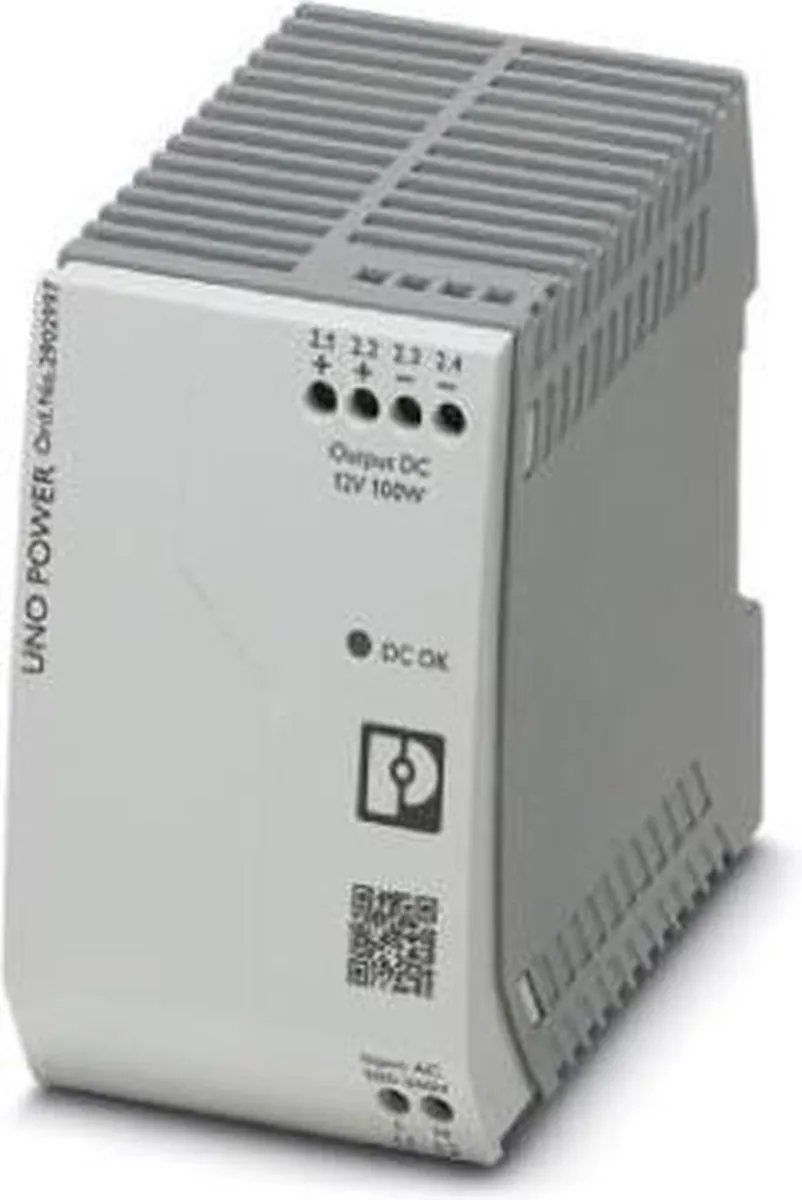Phoenix Contact UNO-PS/1AC/12DC/100W Netvoeding 100W - Grijs