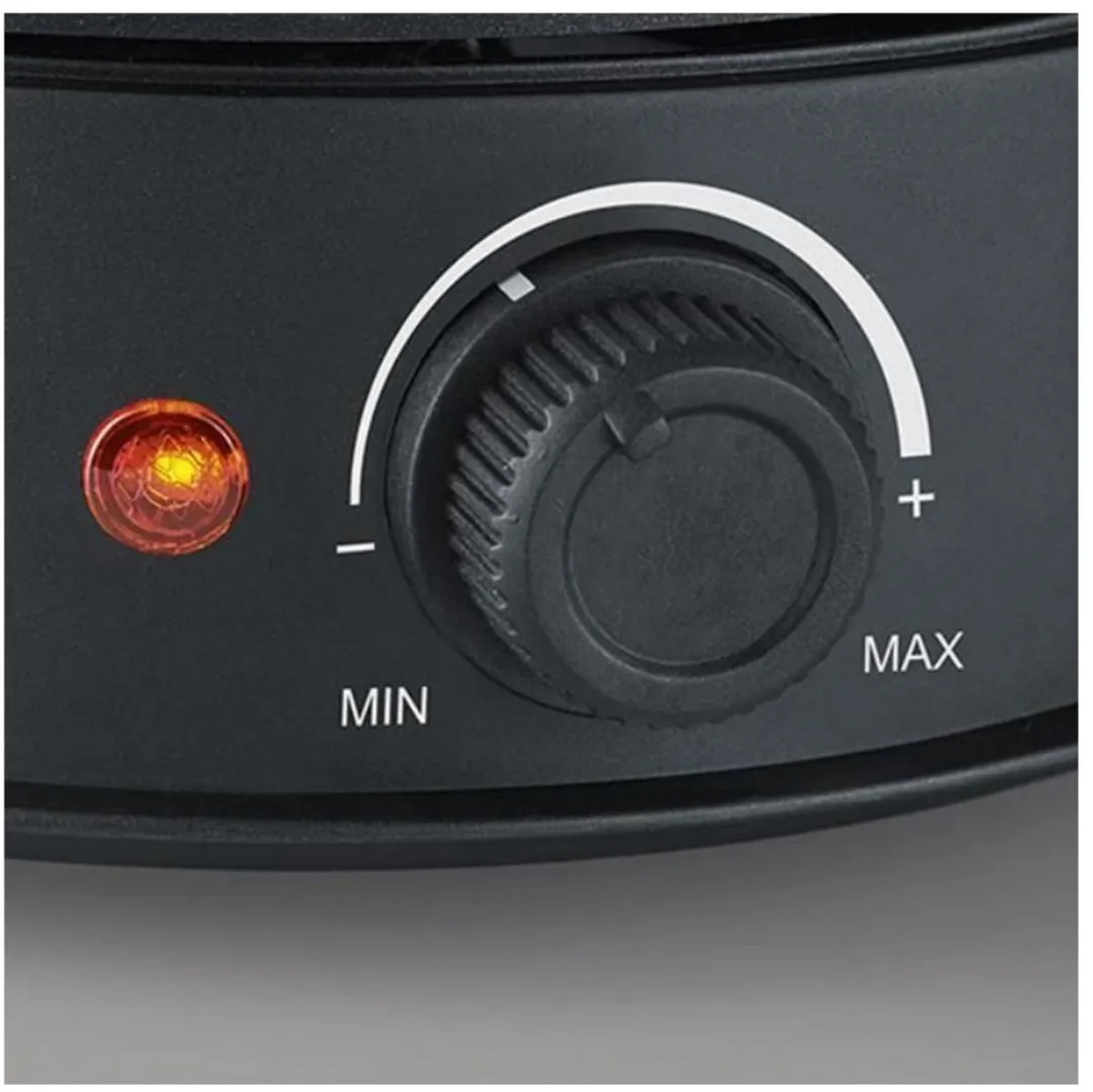 Severin FO 2470 Fonduepan - 8 Personen - 1500W - RVS/Zwart