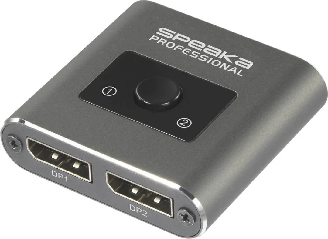 SpeaKa Professional SP-BDS-250 DisplayPort-switch 8K@60Hz