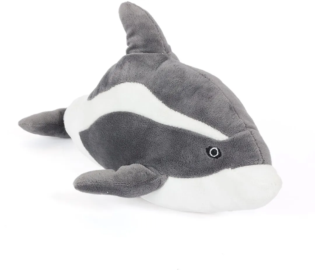 PIA Soft Toys Pluche Dolfijn Grijs 35cm
