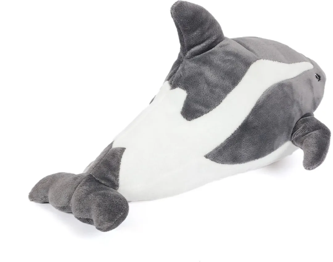 PIA Soft Toys Pluche Dolfijn Grijs 35cm